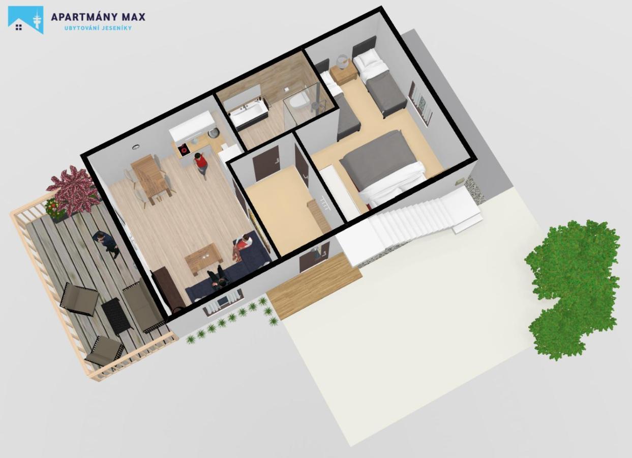 Apartmány MAX Vaclavov u Bruntalu Exterior foto